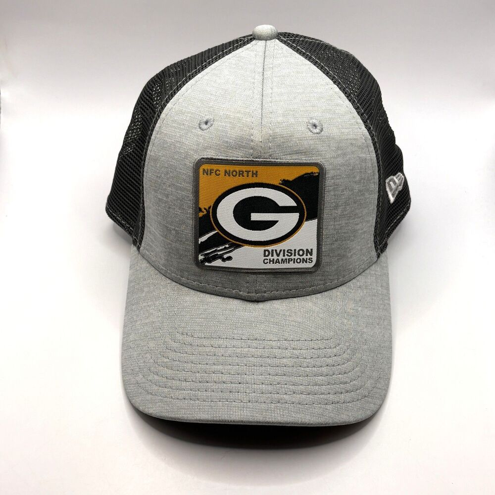 New Era Green Bay Packers NFC North Division Champions Hat NFL Mesh Back Adjusts
